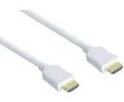 Baltas HDMI laidas su A tipo jungtimis
