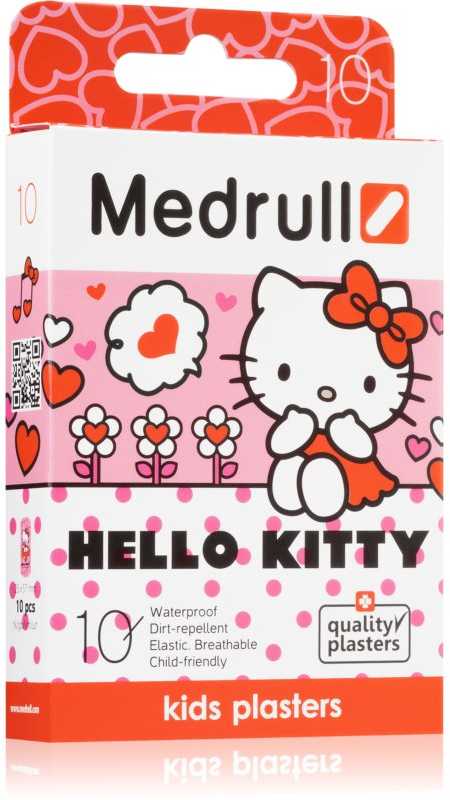 Medrull vaikiški pleistrai HELLO KITTY, 10 vnt.