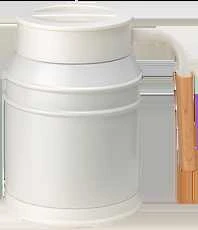 Nerūdijančio plieno termo puodelis su uždengiamu dangteliu "Mosh ! Mug Cup", 400 ml Ivory