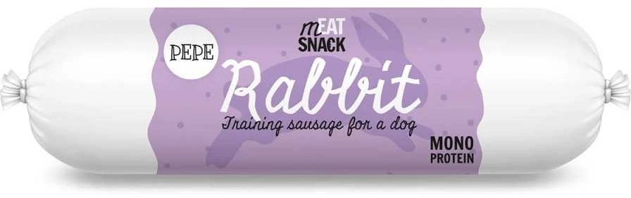 PAKA ZWIERZAKA Pepe Sausage Rabbit - šunų skanėstas - 200g