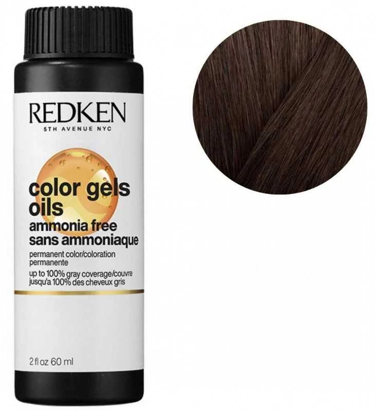 „Redken“ spalvoti geliniai aliejai 04 colių – 4,015, 60 ml x 3 vnt.