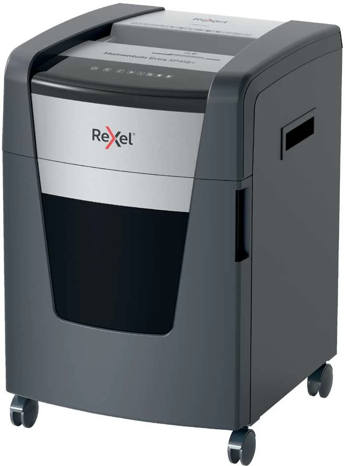 Rexel Momentum popieriaus smulkintuvas su ratukais