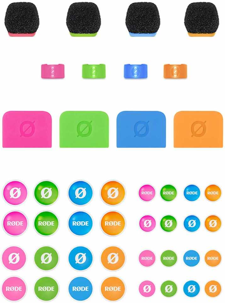 RODE COLORS3 – spalvotos belaidės GO ir Lavalier II ausinės