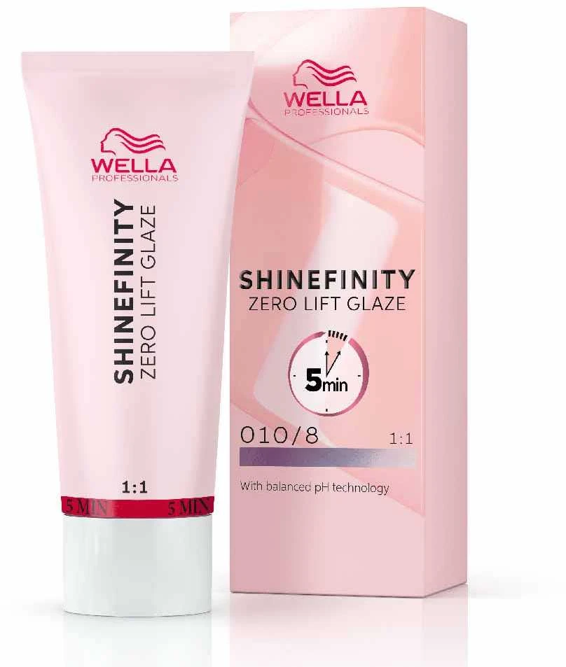 Wella Shinefinity 010/8 plaukų dažai tūbelėje