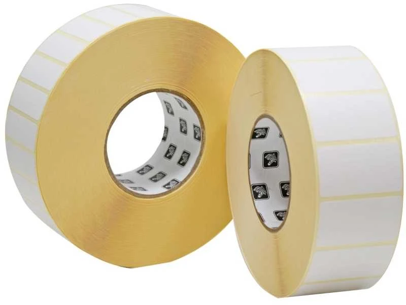 „Zebra“ etiketė, popierius, 102 x 38 mm; terminio perkėlimo, „Z-Perform 1000T“, be dangos, permanentiniai klijai, 76 mm šerdis