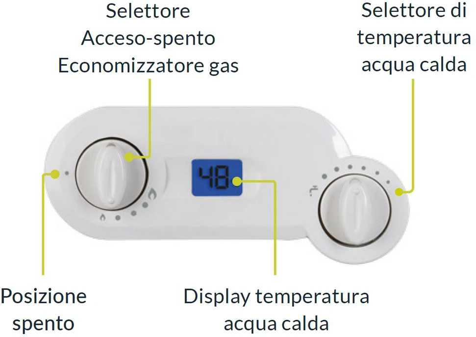 Dujinis vandens šildytuvas Innovita Primo Eco 11 (19,3 kW) MTN+LPG