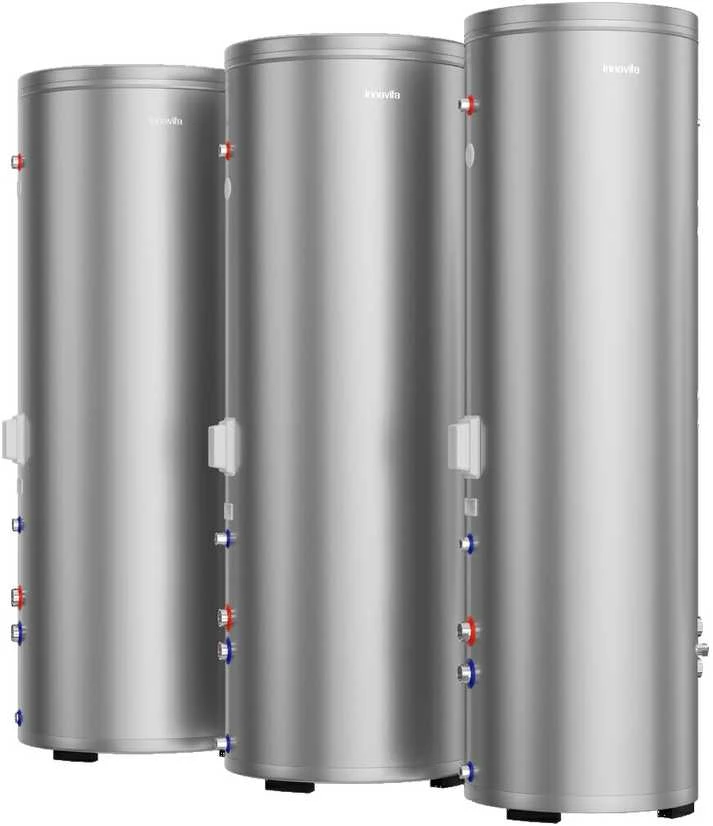 Vandens šildytuvas (boileris) šilumos siurbliui su interguota buferine talpa Innovita Akuakombi 300/110 2K Solar