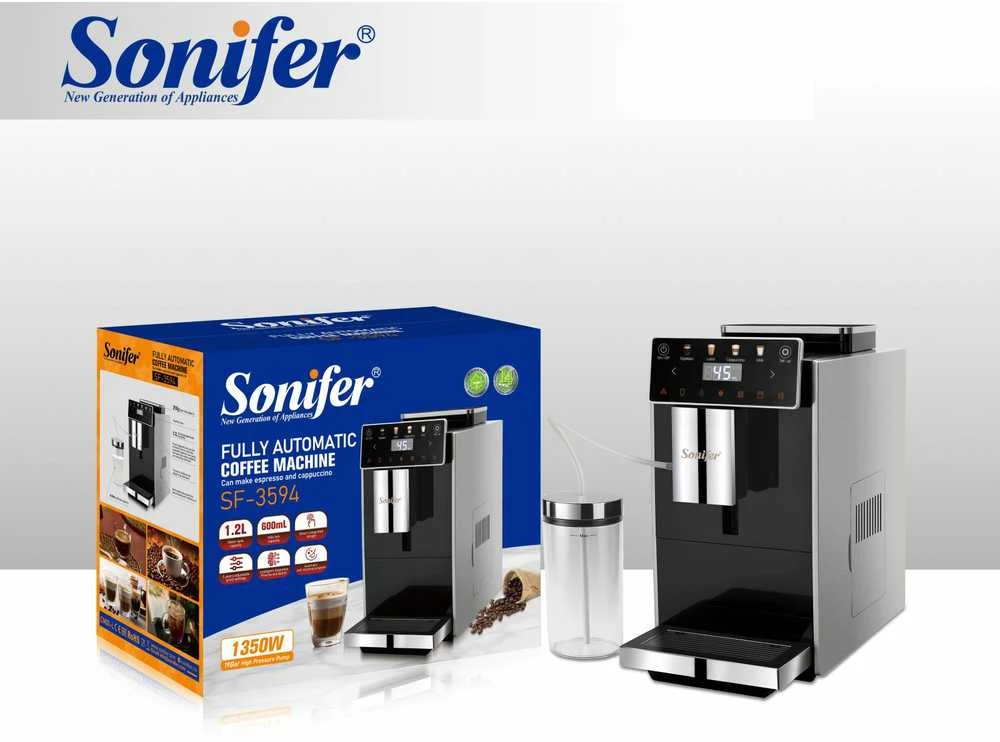 Automatinis kavos aparatas Sonifer SF-3594 – 1350 W, 19 bar