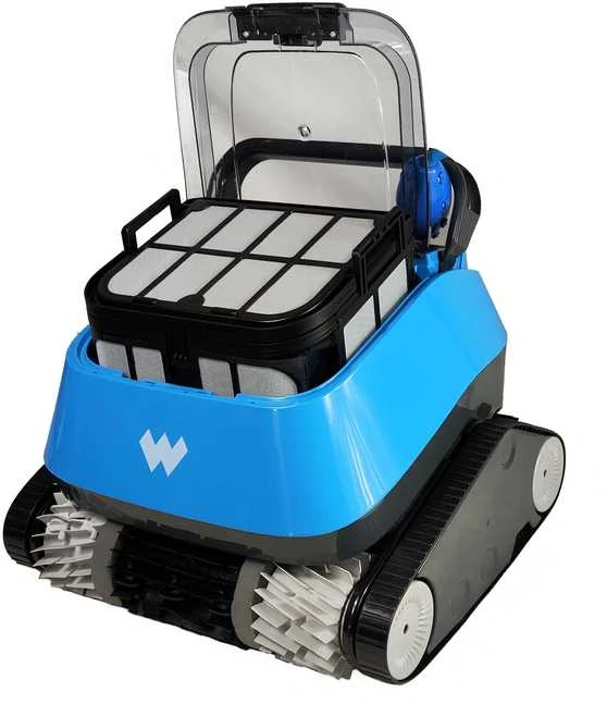 Akumuliatorinis baseino robotas dugnui, sienoms ir vandens linijai Azuro Warrior
