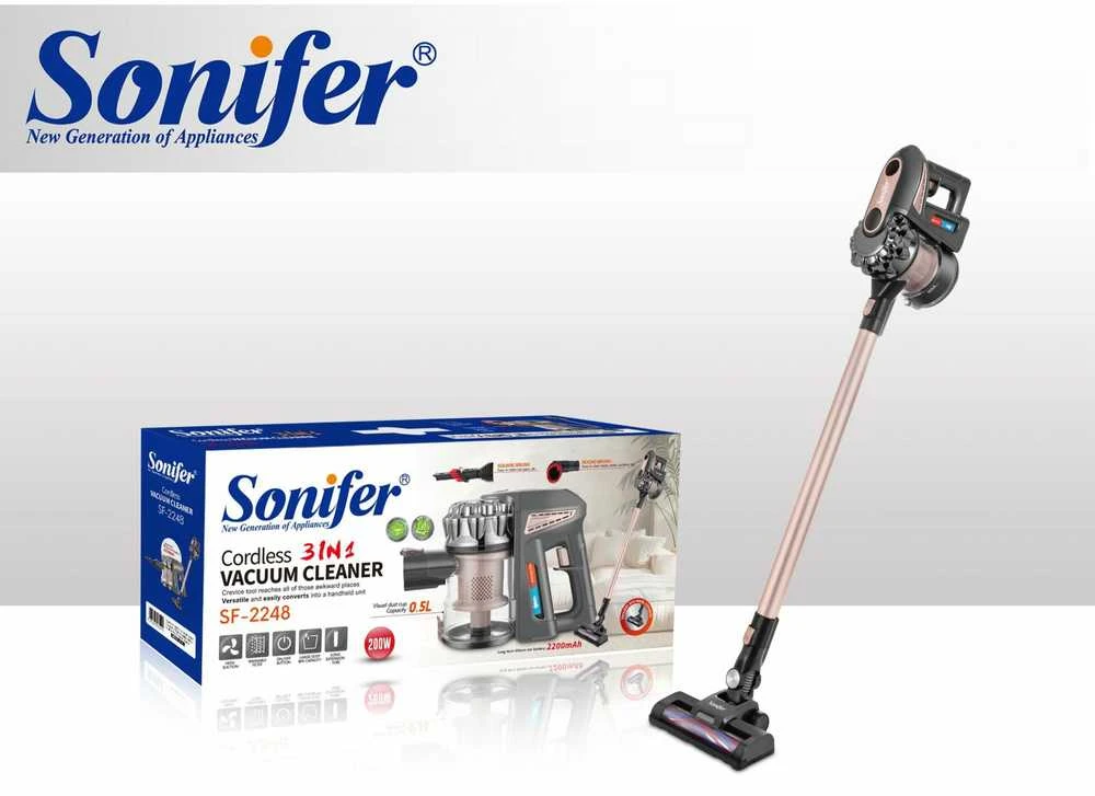 Belaidis dulkių siurblys Sonifer SF-2248 – 200 W, 3 in 1, 2200 mAh