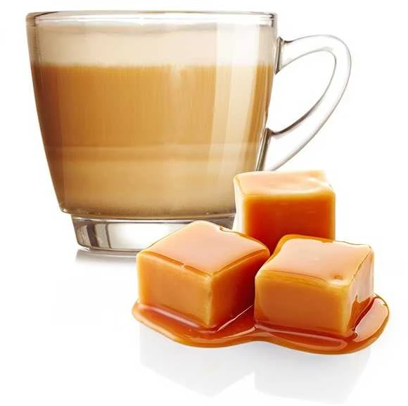 Dolce Vita Caramelito — karamelės cappuccino kavos kapsulės 16vnt. (tinka Dolce Gusto* sistemai)