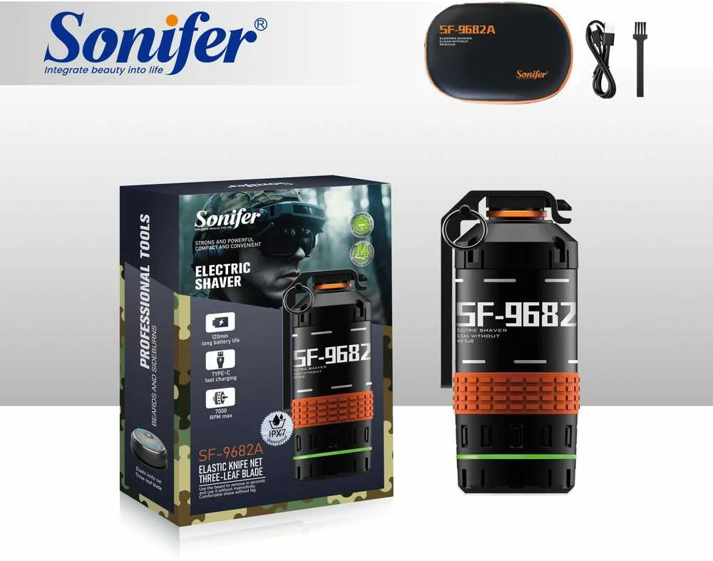 Barzdaskutė Elektrinis skustuvas Sonifer SF-9682A