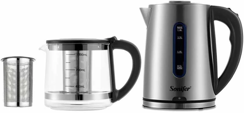 Elektrinis virdulys Sonifer SF-2118, 2in1 rinkinys, 1500 W