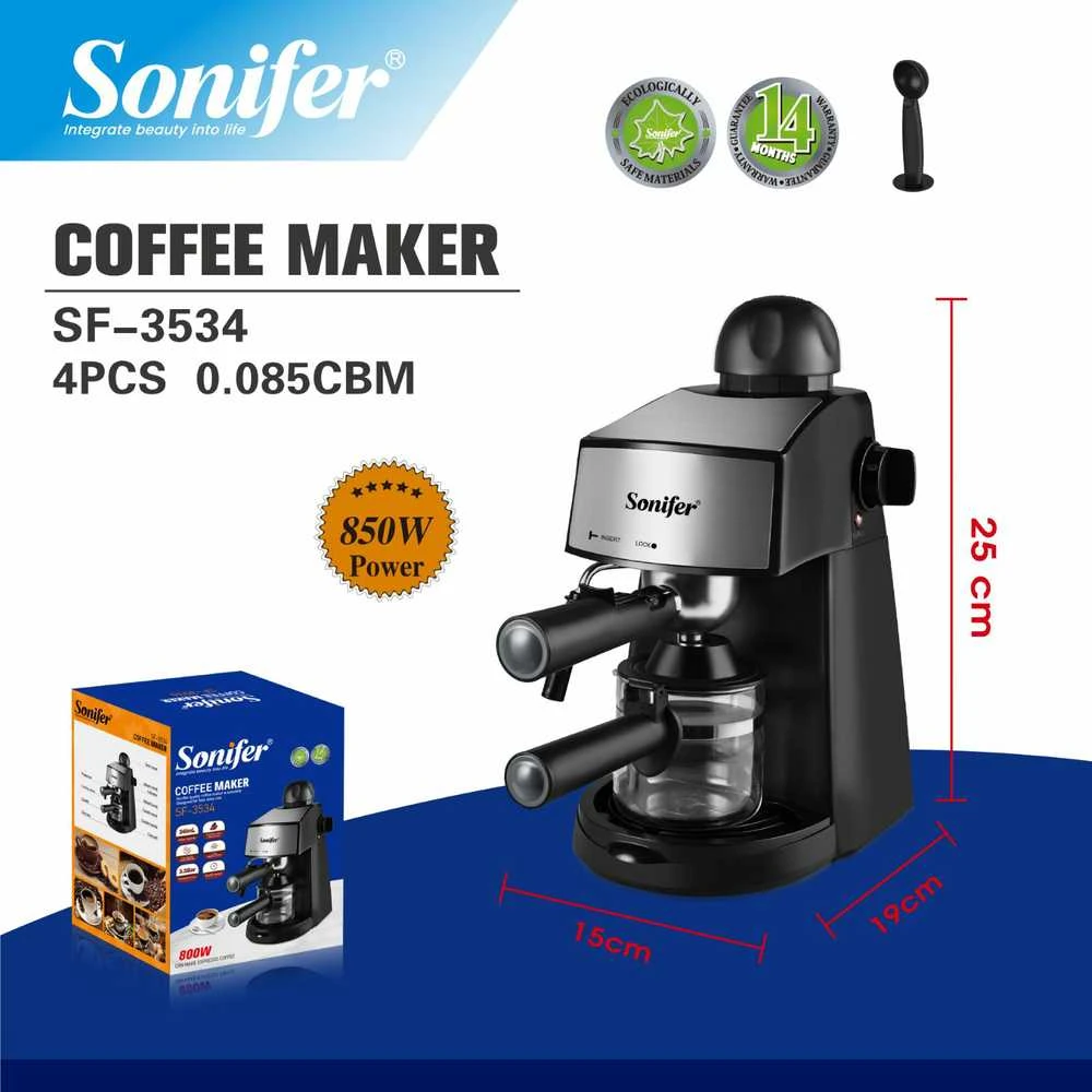 Kavos aparatas Sonifer SF-3534, 800 W, 240 ml talpa