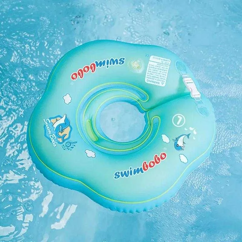 Pripučiamas ratukas kūdikiams ant kaklo SWIMBOBO