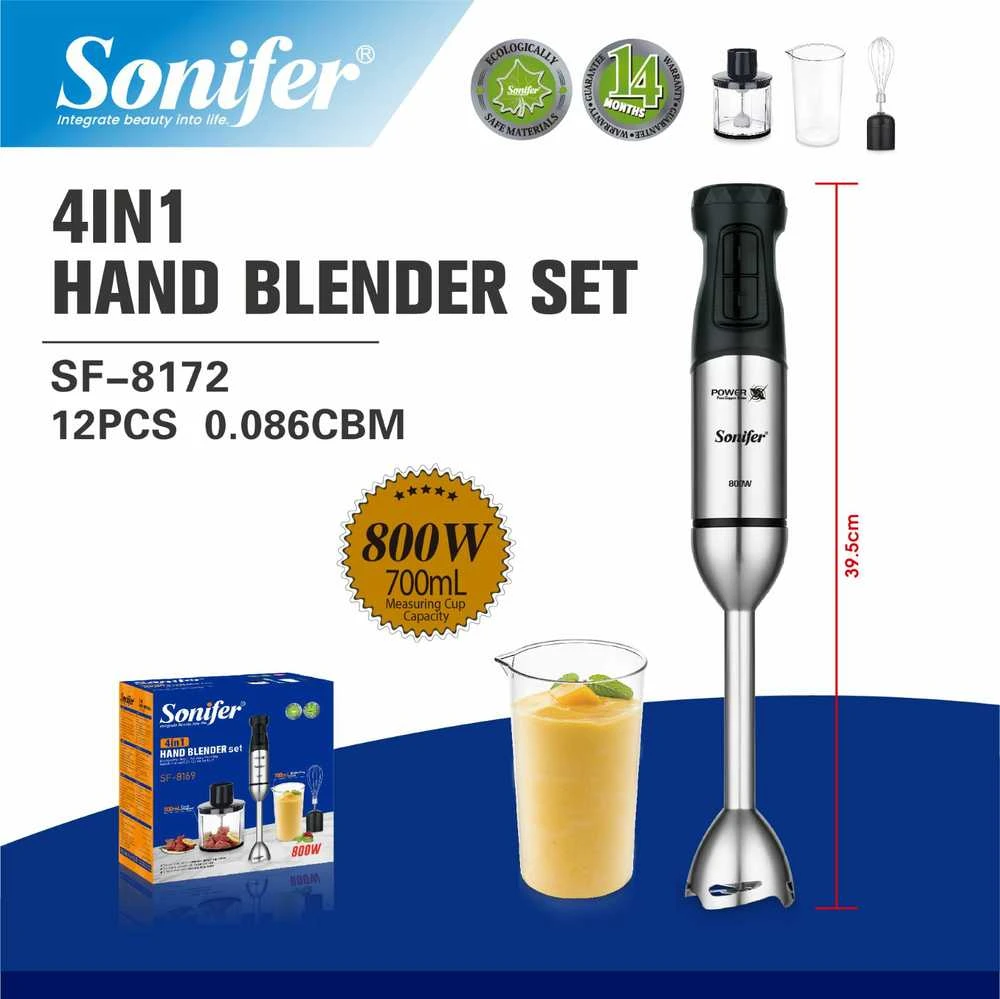 Rankinis blenderis Sonifer, 4 in 1, 800W galia