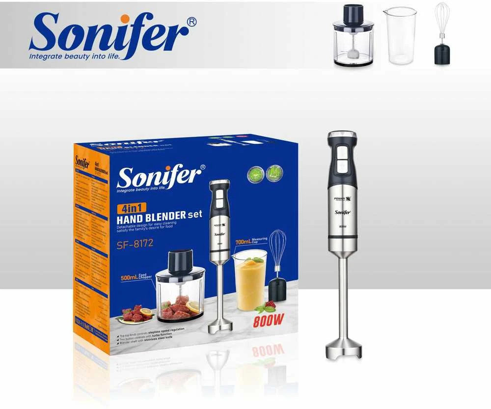 Rankinis blenderis Sonifer, 4 in 1, 800W galia