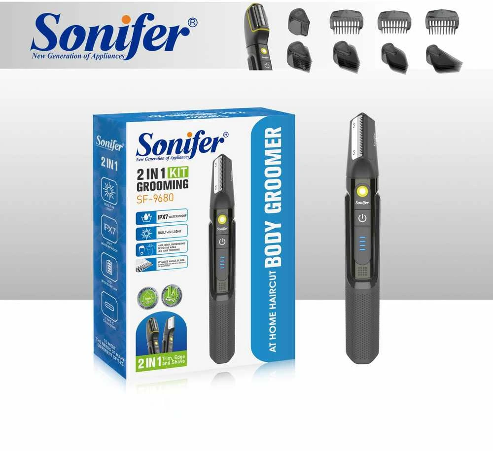 Barzdaskutė Trimeris - skustuvas kūnui ir barzdai Sonifer SF-9680