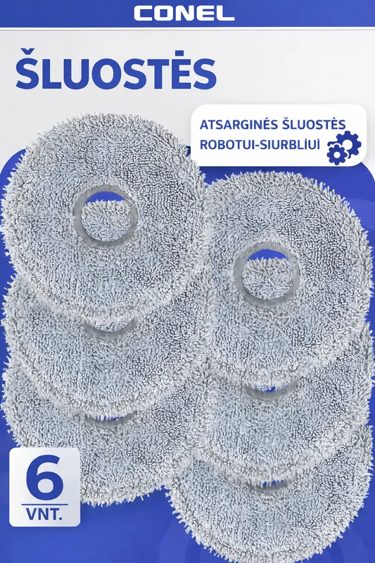 Conel Dulkių siurblio šluosčių rinkinys