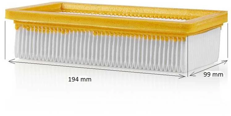 Conel Filtras gofruotas KARCHER AD2 / AD3 / AD4 pelenų siurbliams