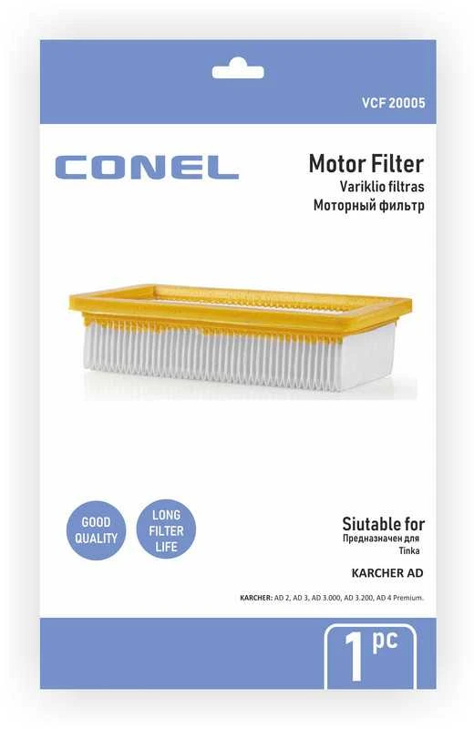 Conel Filtras gofruotas KARCHER AD2 / AD3 / AD4 pelenų siurbliams