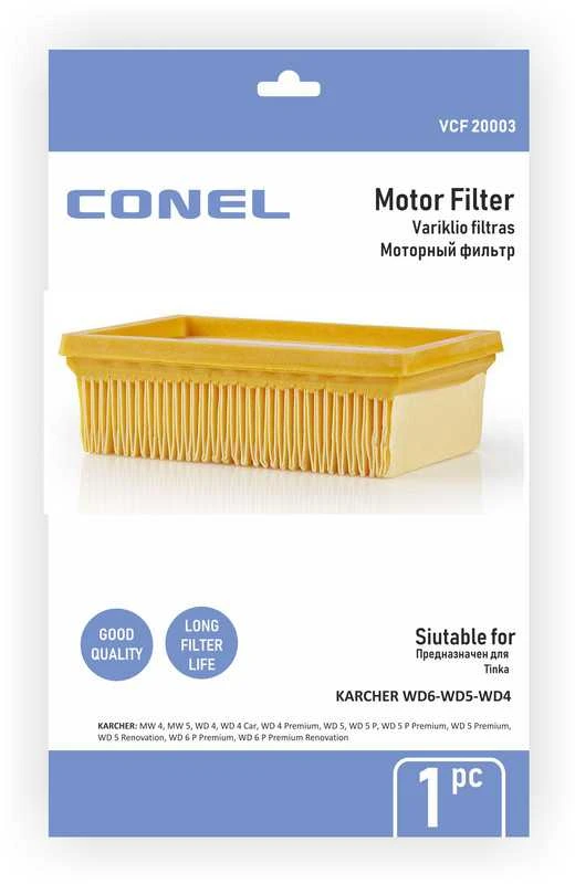 Conel Filtras gofruotas KARCHER WD6 / WD5 / WD4 dulkių siurbliams