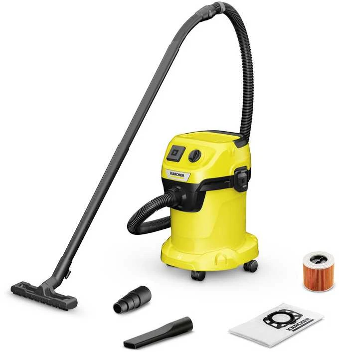 Dulkių siurblys Karcher WD 3 P V-17/4/20 su elektros lizdu