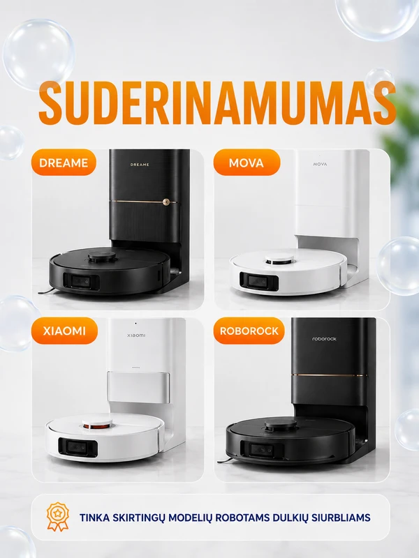 Universalus valymo koncentratas Roborock / Dreeme / Xiaomi robotams siurbliams – 500ml, CONEL