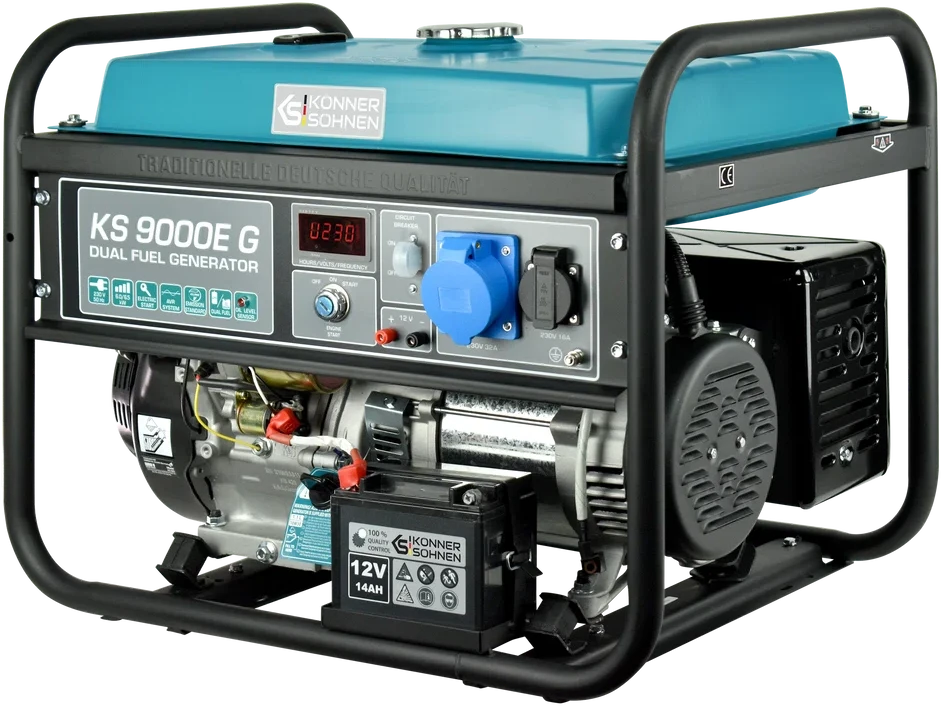 Könner&söhnen Benzininis dujinis generatorius 6000 W KS 9000E G KONNER & SOHNEN