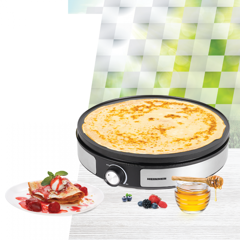 Vaflinė Blynų kepimo paviršius, 1500W HCPM-F15RVSS HEINNER