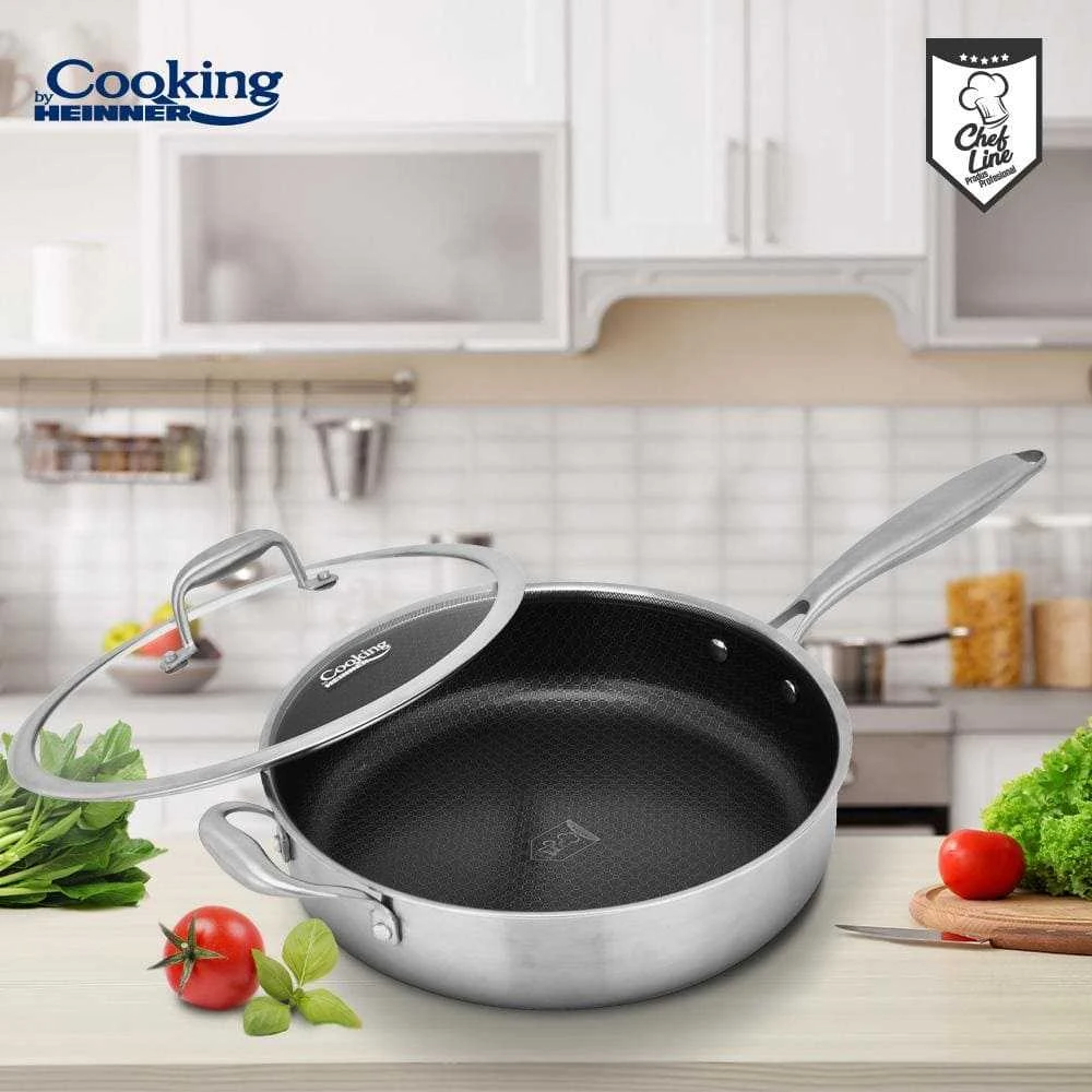 Cooking By Heinner Heinner GILUS KEPTUVAS SU DANGČIU, 24x6,5 CM, TITANIUM 3, HEINER GAMINTOJAS