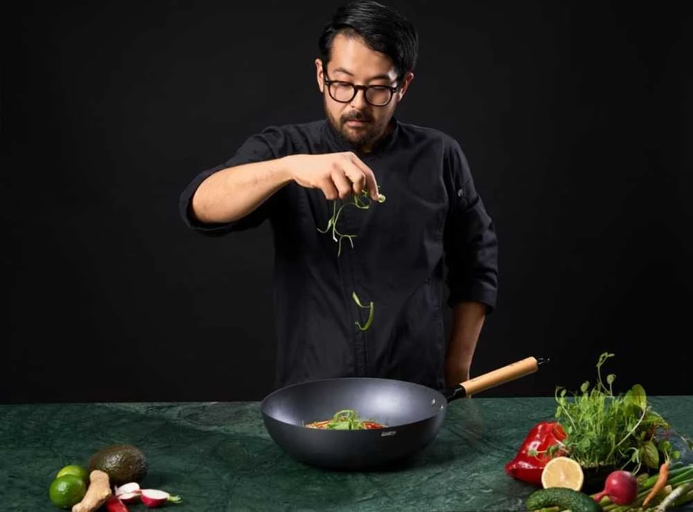 Cooking By Heinner Keptuvė WOK aliuminio su keramikos danga 32x9cm HR-SNT-W32 HEINNER