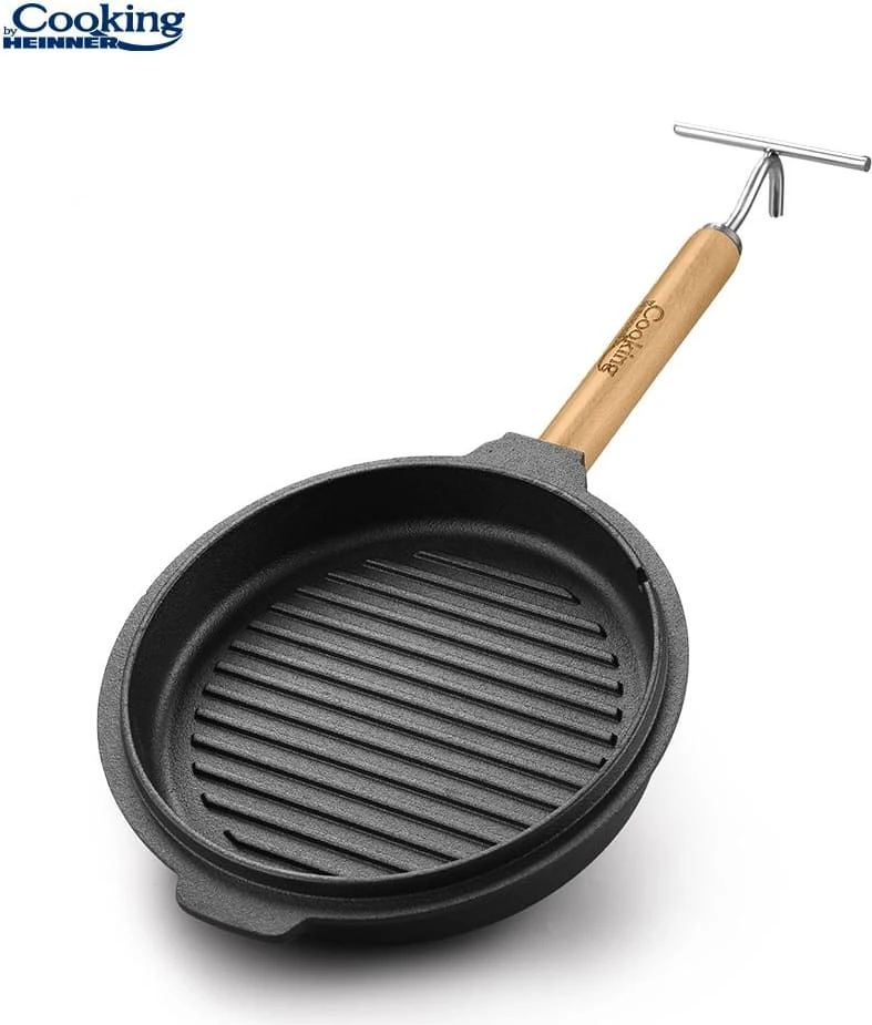 Gryno ketaus virdulys su dangčiu, 25 cm skersmens, 4 l, natūralus, „Cooking by Heinner“