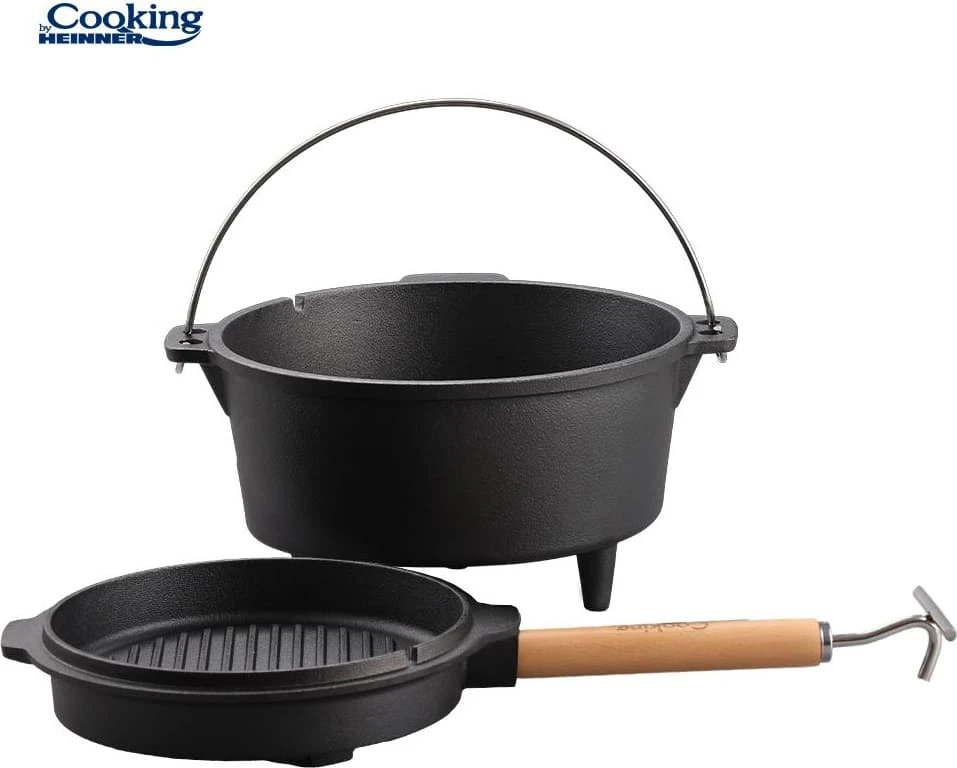 Gryno ketaus virdulys su dangčiu, 25 cm skersmens, 4 l, natūralus, „Cooking by Heinner“
