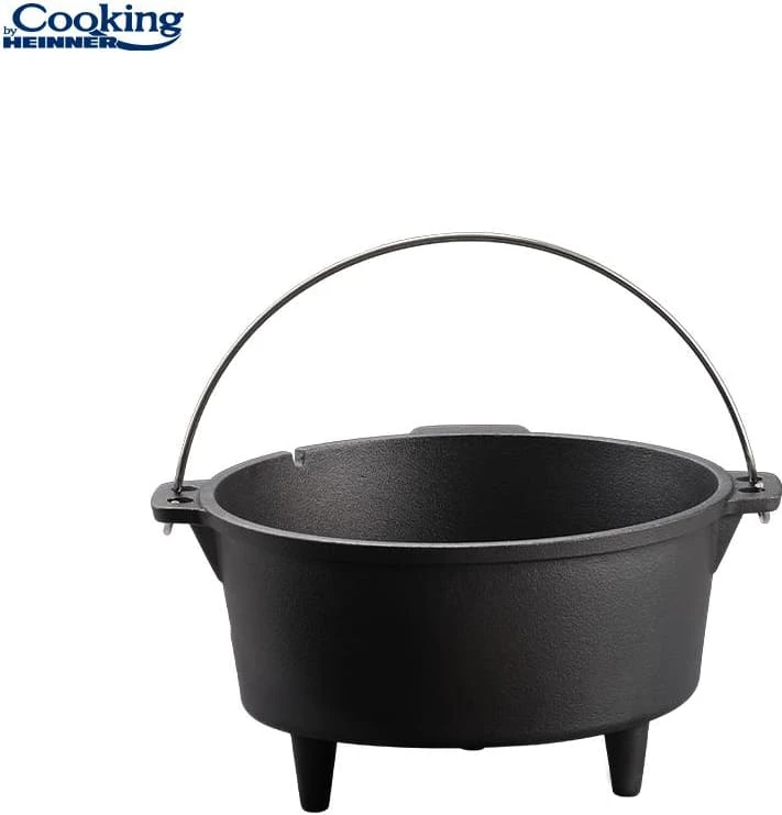 Gryno ketaus virdulys su dangčiu, 25 cm skersmens, 4 l, natūralus, „Cooking by Heinner“