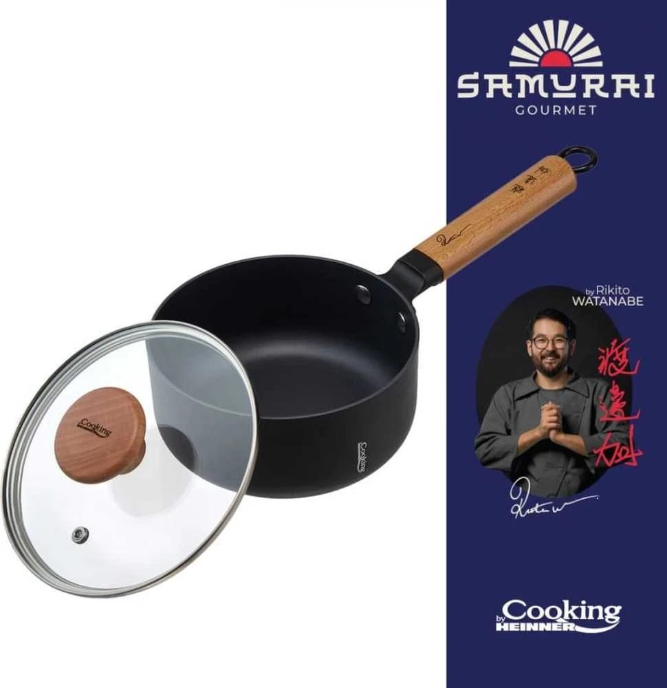 Cooking By Heinner Puodas aliuminio su keramikos danga 1.4L 16x7.5cm HR-SNT-C16 HEINNER