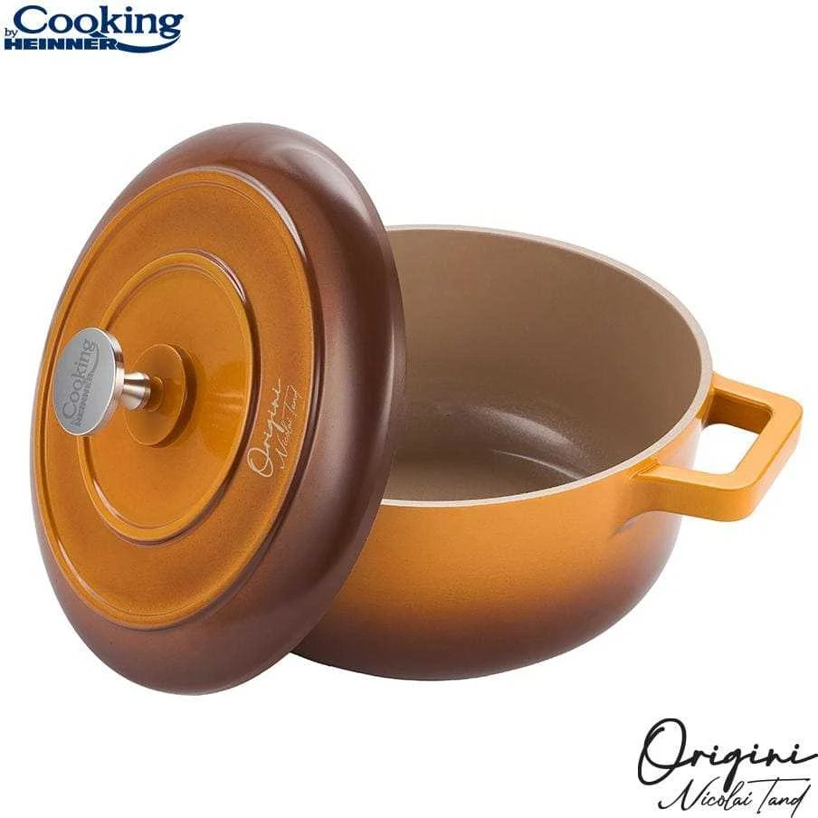 Cooking By Heinner LIETOJI ALIUMINIO KEDA + DANGIS 20x10 CM, 2,4L, NICOLAI TAND, ORIGINI, GAMYBA HEINNER