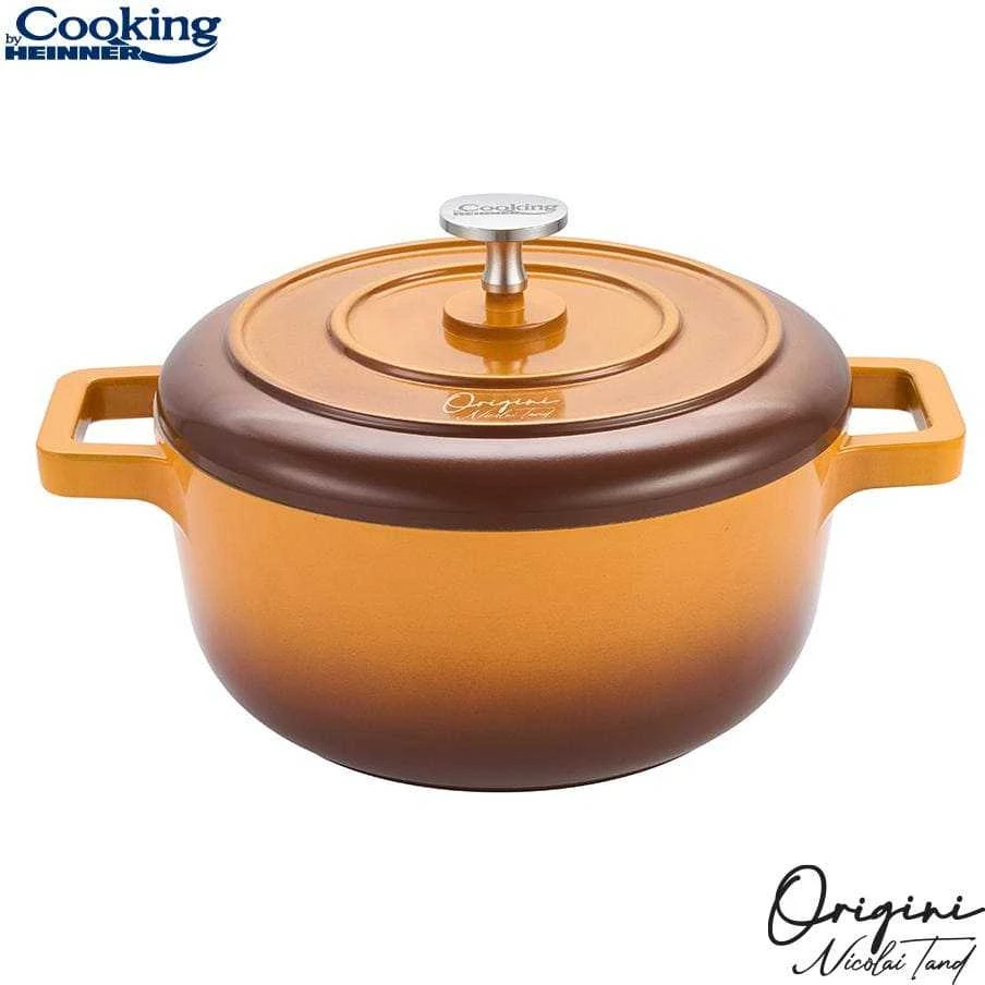 Cooking By Heinner LIETOJI ALIUMINIO KEDA + DANGIS 20x10 CM, 2,4L, NICOLAI TAND, ORIGINI, GAMYBA HEINNER
