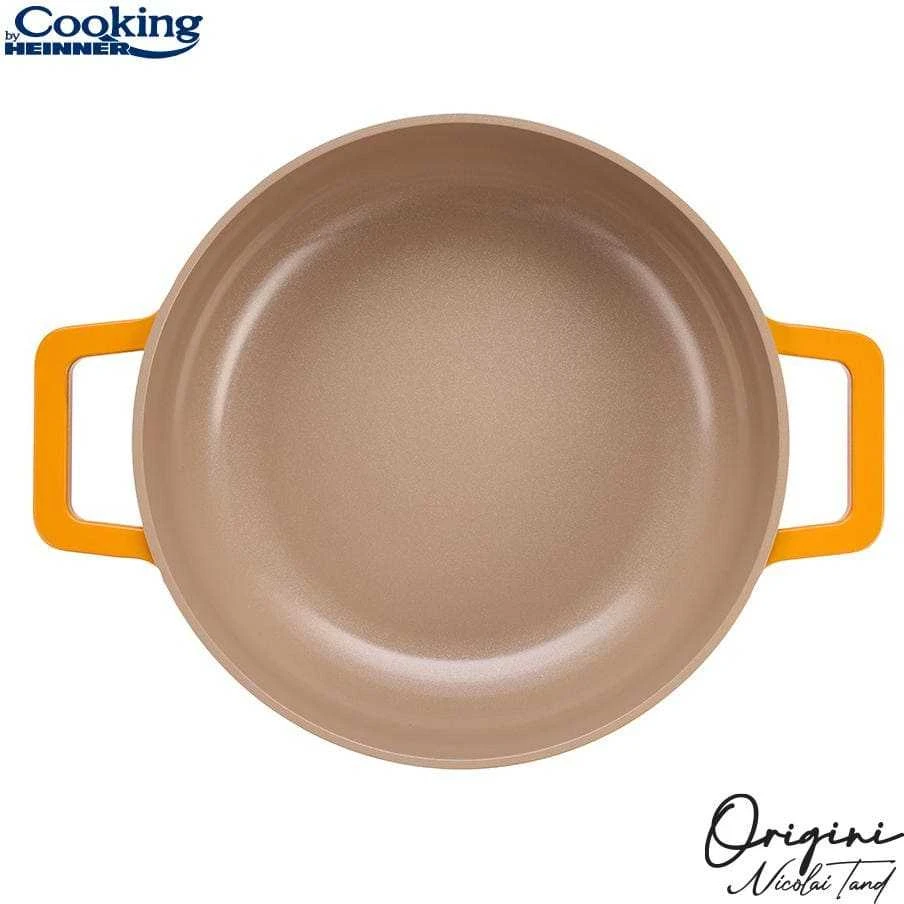 Cooking By Heinner NAUDOTAS ALUMINIO KEDA + ŠILDYMAS 26x8 CM, 3.4L, Nicolai Tand, ORIGINI, GAMYBA HEINNER
