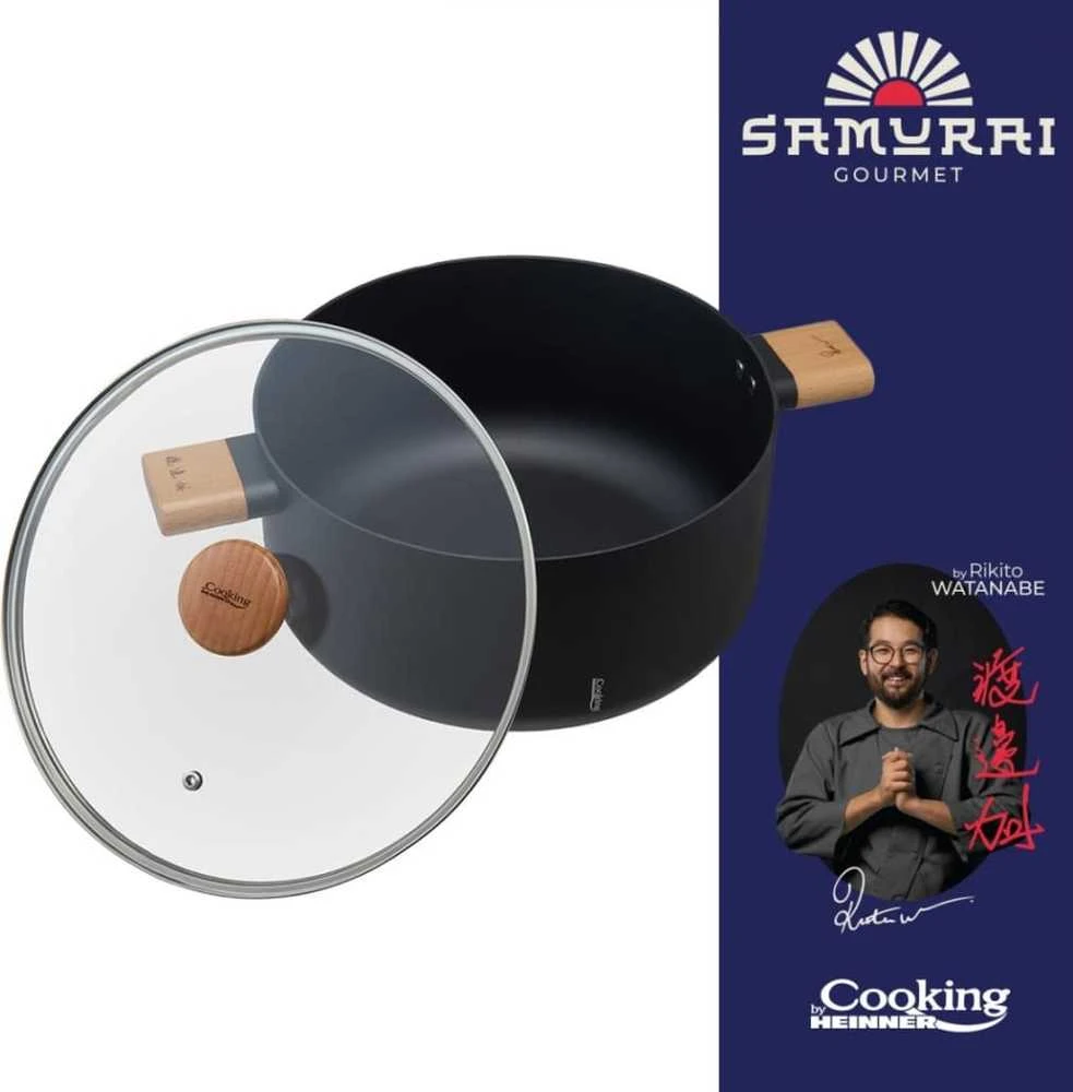 Cooking By Heinner Puodas aliuminio su keramikos danga 5.3L 24x12.5cm HR-SNT-S24 HEINNER