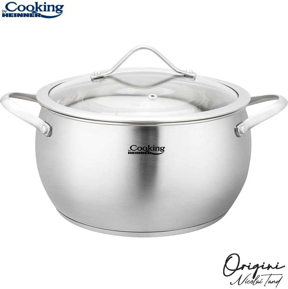 PUSIAI INOX+TALPA 22x11,5L, 4,3L, NICOLAI TAND, ORIGINI, COOKING BY HEINNER