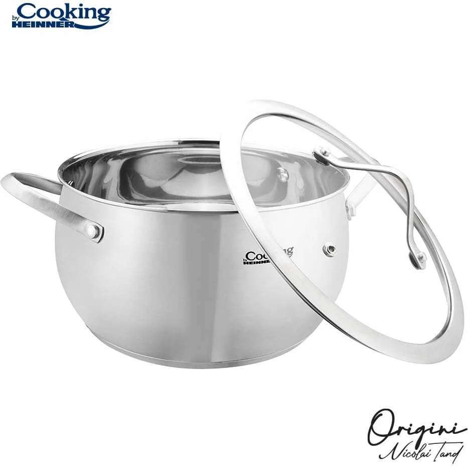 PUSIAI INOX+TALPA 22x11,5L, 4,3L, NICOLAI TAND, ORIGINI, COOKING BY HEINNER