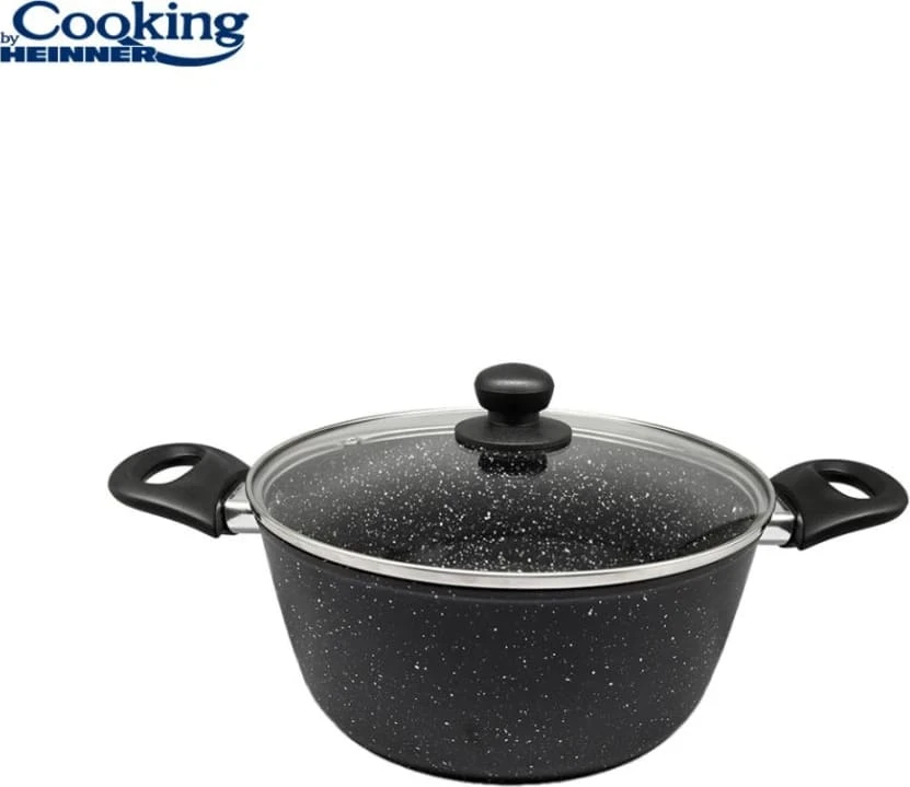 Cooking By Heinner Puodas su dangčiu aliuminio su keramikos danga 2.8L 22x9cm HR-NL-22S HEINNER