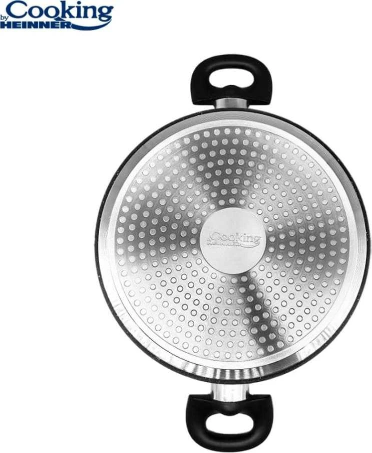 Cooking By Heinner Puodas su dangčiu aliuminio su keramikos danga 3.8L 24x10cm HR-NL-24S HEINNER
