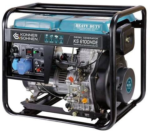 Dyzelinis generatorius 5500W, KS 6100HDE (EURO V), KÖNNER & SÖHNEN