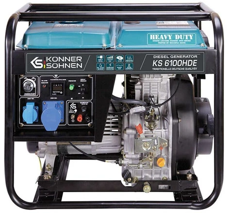 Dyzelinis generatorius 5500W, KS 6100HDE (EURO V), KÖNNER & SÖHNEN