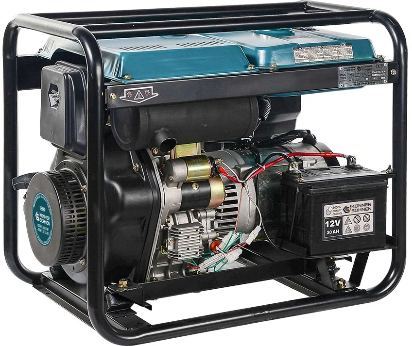 Konner & Sohnen Dyzelinis generatorius Konner amp Sohnen KS 9100HDE-1/3 ATSR, 7.5 kW
