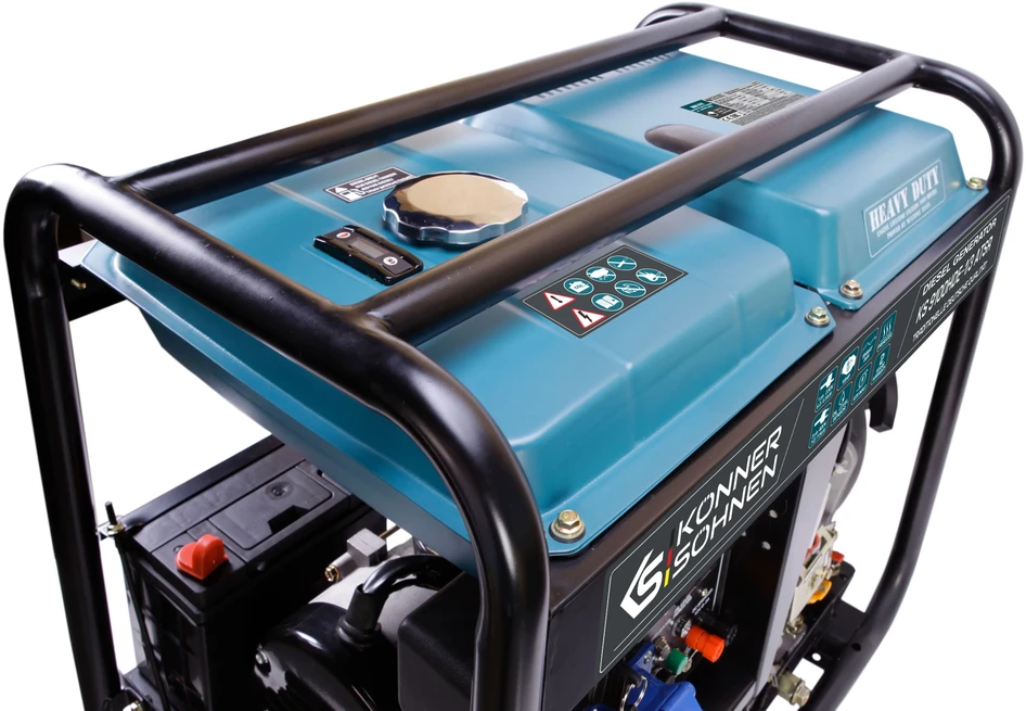 Konner & Sohnen Dyzelinis generatorius Konner amp Sohnen KS 9100HDE-1/3 ATSR, 7.5 kW