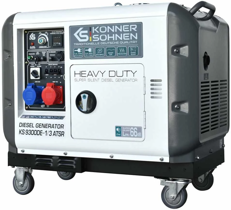 Dyzelinis generatorius "Könner & Söhnen" KS 9300DE-1/3 ATSR (EURO V)