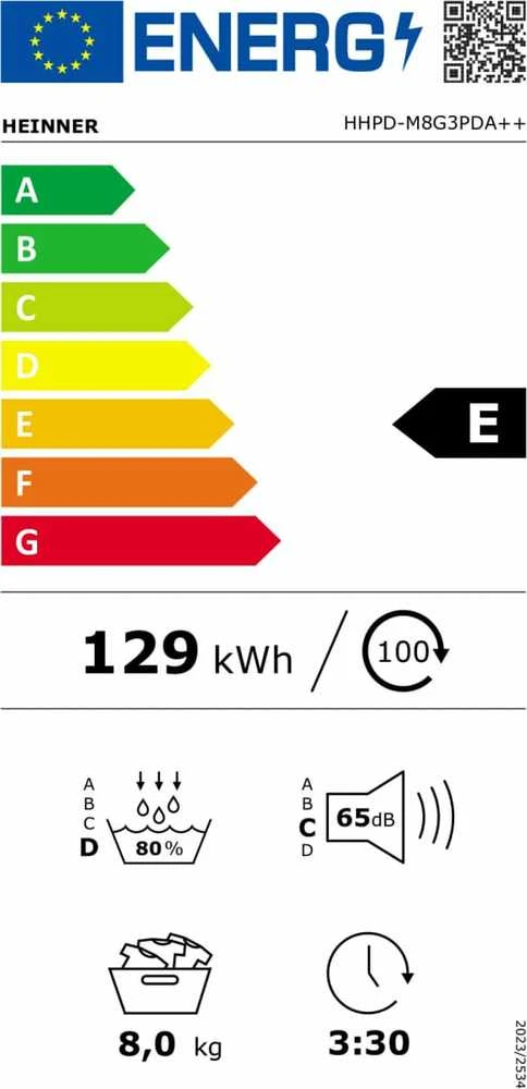 HEINNER šilumos siurblio džiovyklė HHPD-M8G3PDA++
